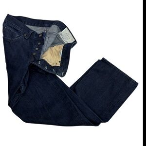 Rag & Bone Slim Straight Leg Jeans Men’s 34 Standard Issue Fit 3 Blue Button-Fly